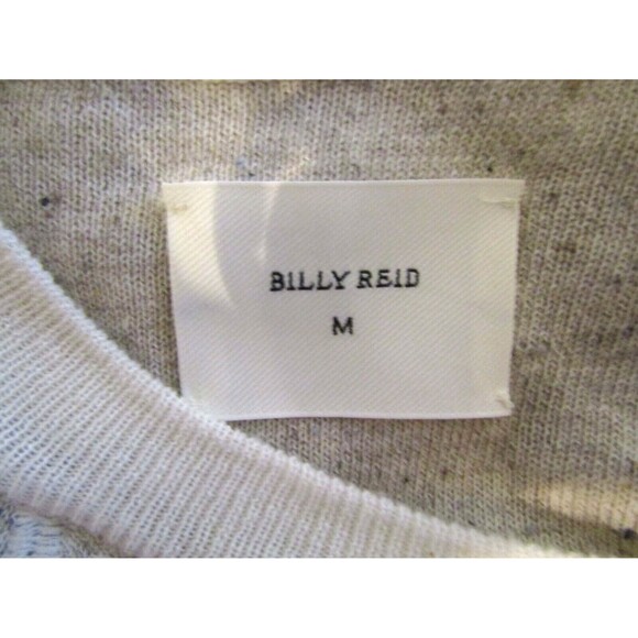 Billy Reid Cashmere Blend Sweater Mens Crew Neck Pullover Made In Italy M - Picture 7 of 9